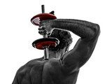 man weights body builders training  exercises  Fototapety do Klubu Fitness Fototapeta