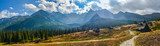 Hala Gasienicowa in Tatra Mountains - panorama  Fototapety Góry Fototapeta