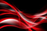 Creative Art Red Light Fractal Waves Abstract Background Fototapety Neony Fototapeta