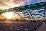 Denver Bridge Traffic Industrialne Fototapeta