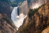 Lower Falls of the Yellowstone River in Yellowstone Nat'l Park. Fototapety Wodospad Fototapeta
