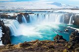 Goddafoss,the one of the most spectacular waterfalls in Iceland. Fototapety Wodospad Fototapeta