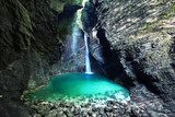 Kozjak Wasserfall im Soca Tal, Kobarid, Slowenien Fototapety Wodospad Fototapeta