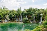 Kravice waterfalls on the Trebizat river in Bosnia and Herzegovina Fototapety Wodospad Fototapeta