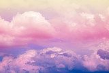 The image of abstract artistic soft pastel colorful cloud sky for background and backdrop use Fototapety Pastele Fototapeta