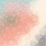 Geometric pattern with triangles in pastel tints Fototapety Pastele Fototapeta