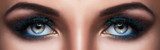 Female eyes with beautiful make-up Obrazy do Salonu Kosmetycznego Obraz