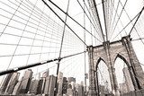 Manhattan bridge, New York City. USA.  Architektura Plakat