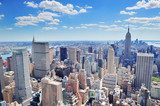 New York City Manhattan panorama  Architektura Plakat