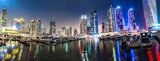 Dubai Marina cityscape, UAE  Architektura Plakat