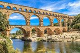 Pont du Gard, Nimes, Provence, France  Architektura Plakat