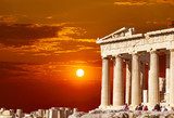 Parthenon temple on the Athenian Acropolis, Greece  Fototapety Miasta Fototapeta