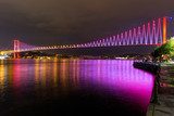 Purple Bosphorus Bridge  Fototapety Mosty Fototapeta