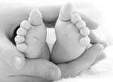 baby legs  Fototapety Czarno-Białe Fototapeta