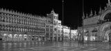 Piazza San Marco at night.  Fototapety Czarno-Białe Fototapeta