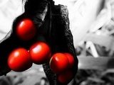red berries  Fototapety Czarno-Białe Fototapeta