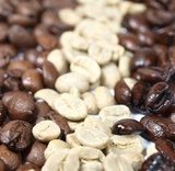 Colored beans of coffee  Kawa Fototapeta