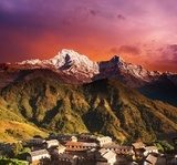 Himalayan fantasy  Krajobraz Fototapeta