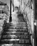 Stairway in Zefat  Schody Fototapeta
