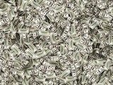 Heap of Dollar Bills. Abstract Money Background.  Fototapety 3D Fototapeta