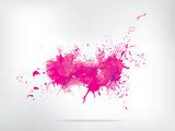 Colored paint splashes  on abstract background  Abstrakcja Obraz