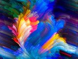 Color Flower  Abstrakcja Obraz