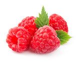 Sweet raspberry with leafs  Obrazy do Kuchni  Obraz