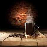 Zapach kawy o poranku Obrazy do Kuchni  Obraz