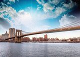 Most Brooklynski - perspektywa Fototapety do Biura Fototapeta