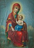 Orthodox Icon of the Mother of God  Religijne Obraz