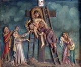 Jesus' body is removed from the cross  Religijne Obraz