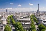 View on Paris from Arc de Triomphe  Fototapety Wieża Eiffla Fototapeta
