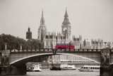 Londyn w świeci szarości Architektura Fototapeta