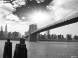 W świetle i cieniu Manhattanu Architektura Fototapeta