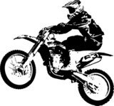 Motocross jumper  Sport Fototapeta