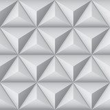 3d geometryczne z piramidami. Streszczenie szary Tapety 3D Tapeta