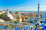 Architektura Barcelony: Park Guell
 Fototapety Miasta Fototapeta