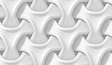 Białe streszczenie geometryczne. Styl papieru origami.  Tapety 3D Tapeta