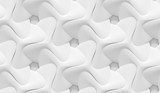Biały cieniowany streszczenie geometryczny. Styl Tapety 3D Tapeta