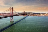 Bridge of 25th of April, Lisbon Mosty Obraz