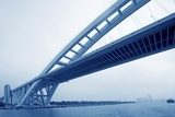 Chłodny błękit – most nad zimną wodą
 Architektura Fototapeta