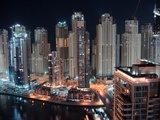 Dubaj nocą – widok na luksus
 Architektura Fototapeta