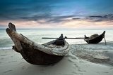 Egzotyczne łodzie na białym piasku
 Krajobrazy Obraz