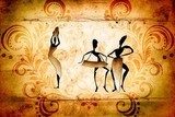 Etnicznie w klimacie dance Afryka Fototapeta