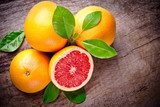 Świeżość grapefruitu  Owoce Obraz