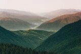 Góry jak okiem sięgnąć Krajobraz Fototapeta