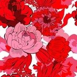 Graficzne piwonie – kolorowa kompozycja
 Kwiaty Obraz
