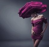 High fashion – purpurowy kapelusz
 Fototapety do Pokoju Nastolatka Fototapeta