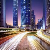 Hongkong – nocne centrum biznesu
 Fototapety Miasta Fototapeta