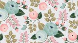 ilustracja kwiatowy z wiosennych kwiatów. Śliczny Tapety Kwiaty Tapeta